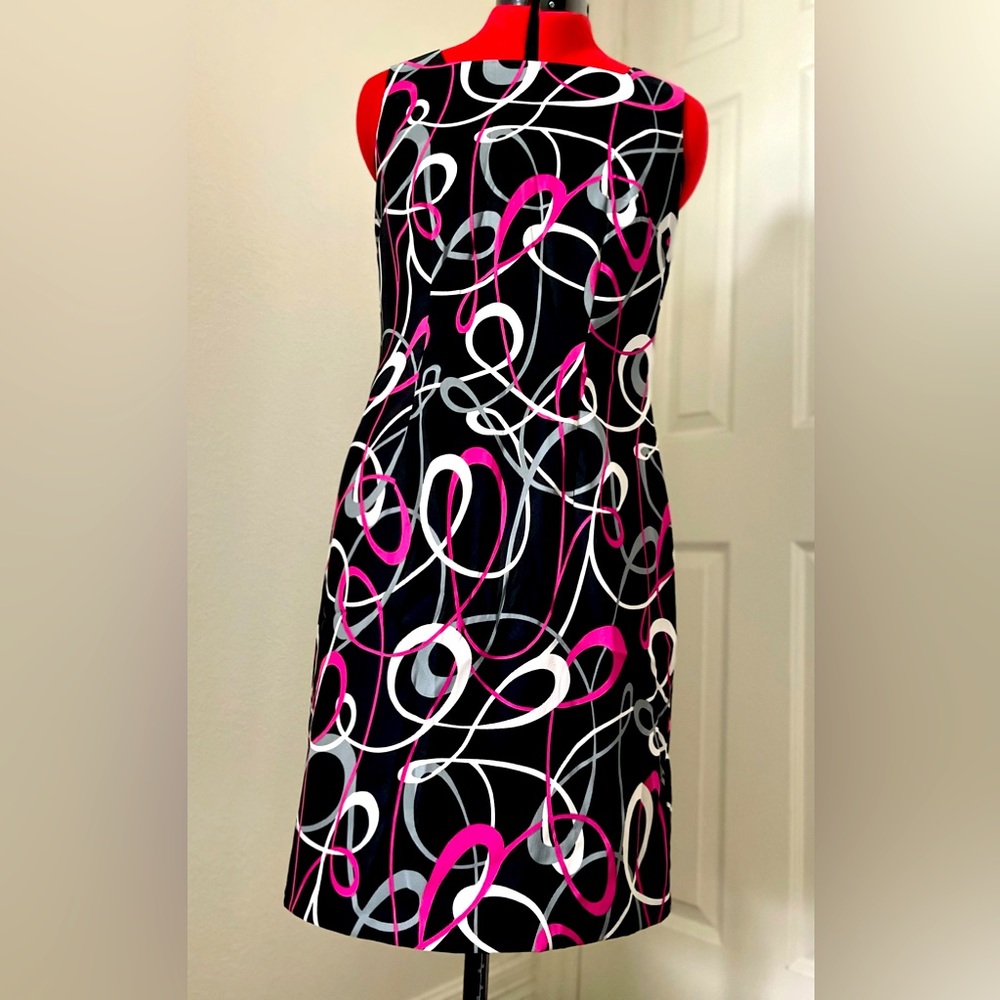 Pink, Black, Grey Dress